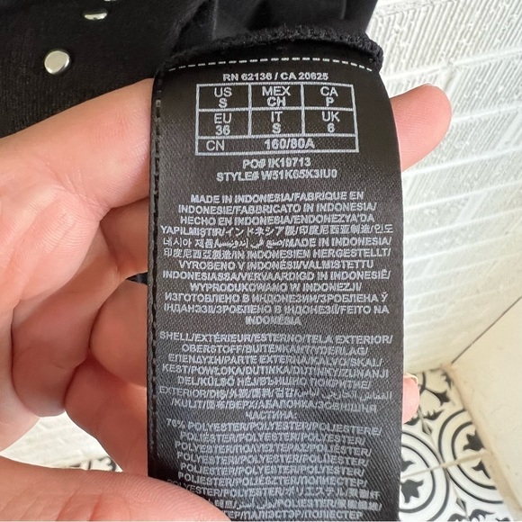 π
ΊGUESS | Black Studded Longsleeve Mini Dress - Picture 6 of 6